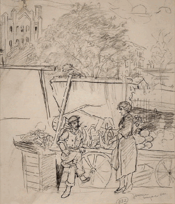 332 Italian Push Cart