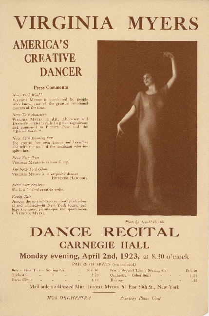 Carnegie Hall April 2, 1923
