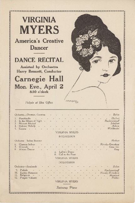 Carnegie Hall Flyer April 2