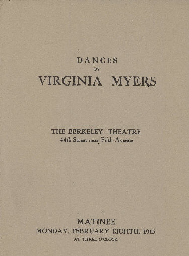 Cover Virginia Dances 1915